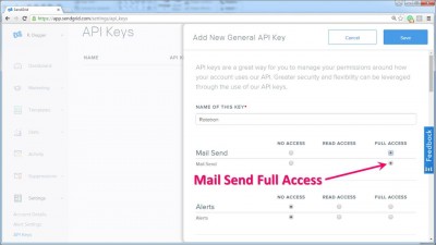 Mail Send Full Access