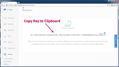 Copy Key to Clipboard