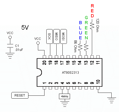 RGB LED Circuit | Rototron