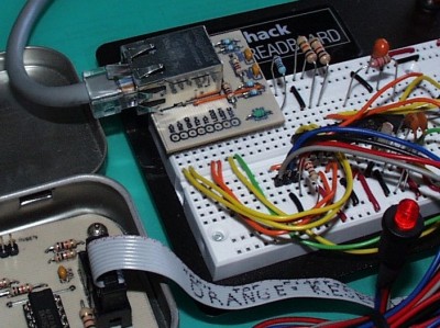 Magjack on Breadboard