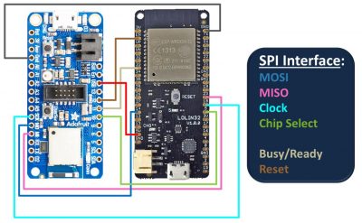 nRF52840 ESP32 SPI Wiring