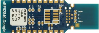 nRF52840 Dongle Backside