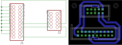 Adapter Eagle Schematic & Board