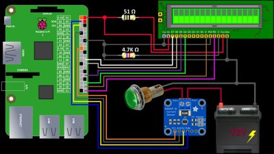 Schematic INA219 & LCD