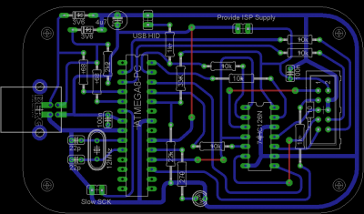 USB ISP Board Drawing