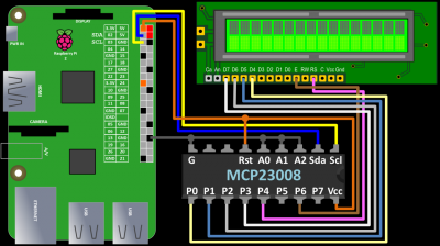 MCP23008 Wiring