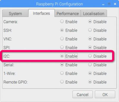 I2C Configuration