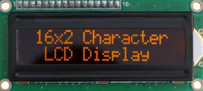 16x2 Character LCD Display