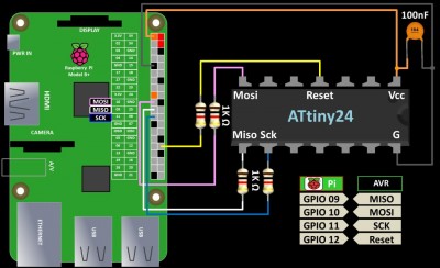 AVR Programming Wiring