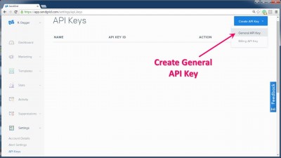 Create API Key