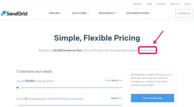 SendGrid Try Free