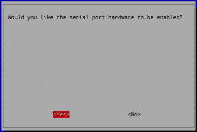 Enable Serial Port