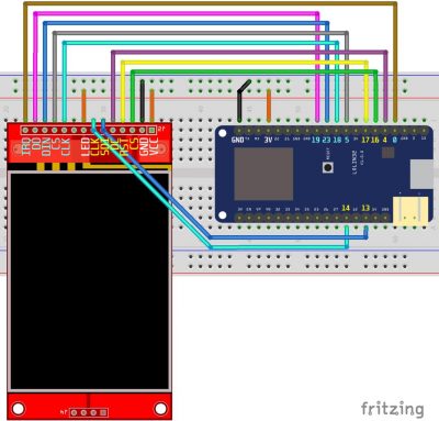 ILI9341 Wiring