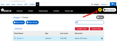 Adafruit IO Key