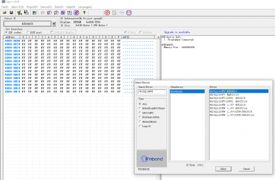 TL866 Software Select Chip