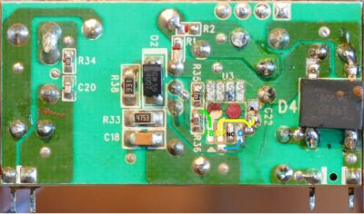 Damaged PCB